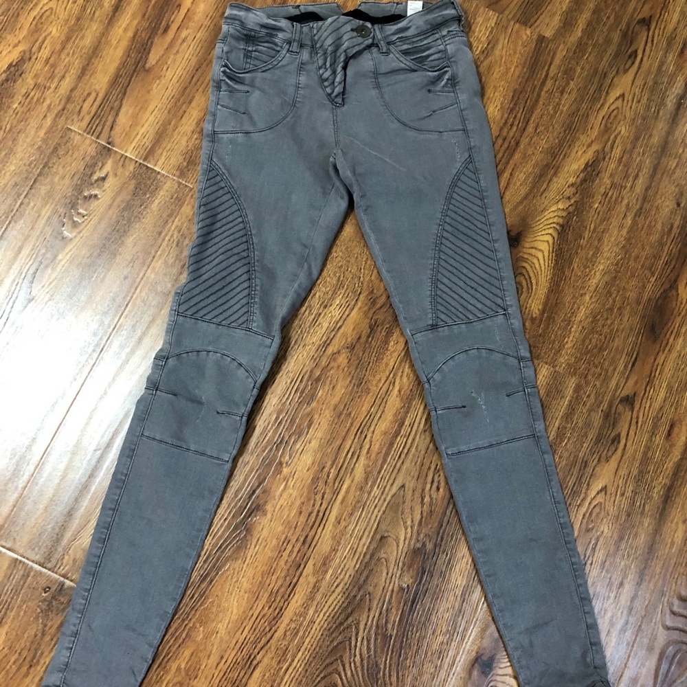 Topshop Motorcycle Skinny Jeans